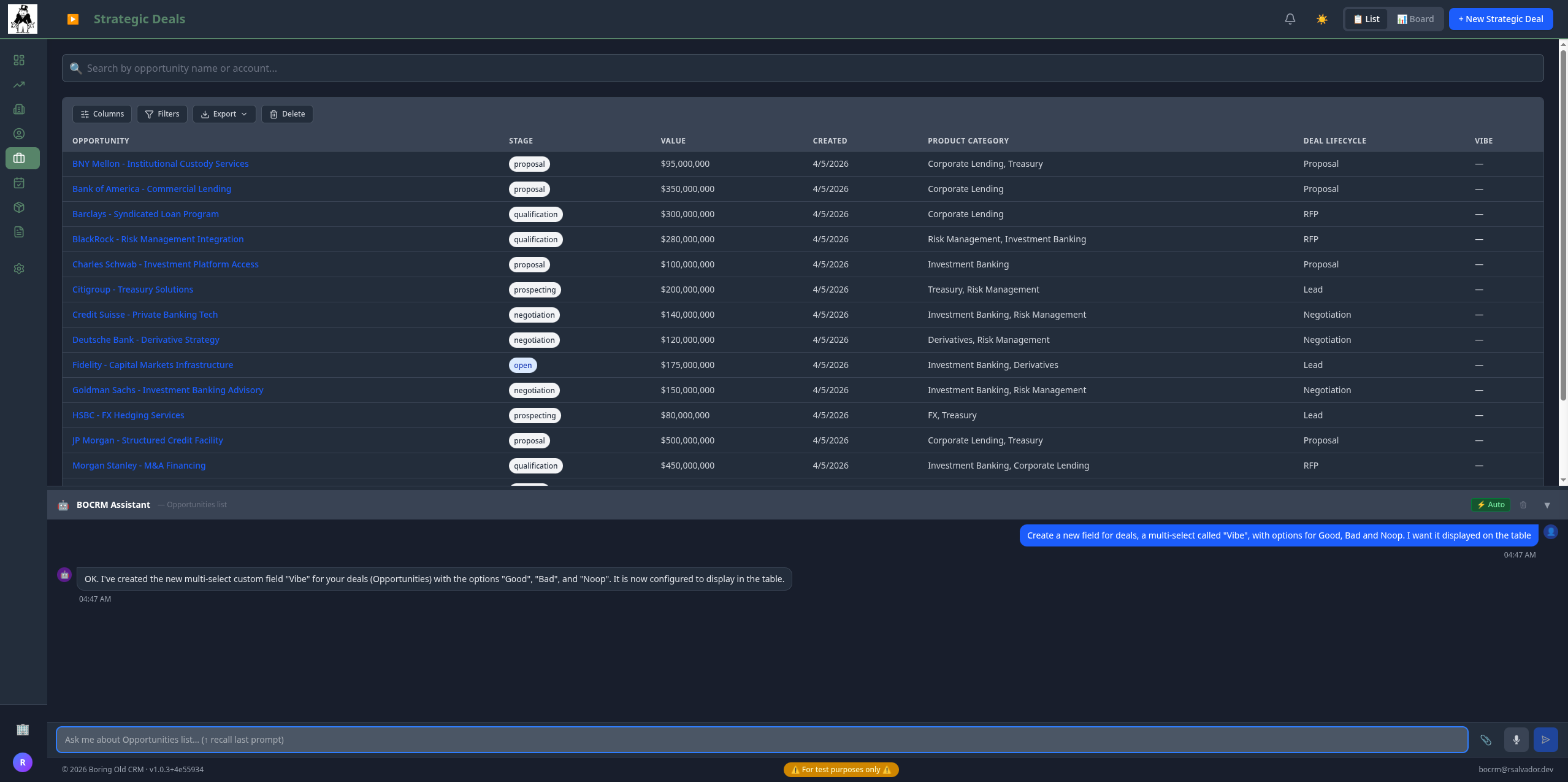 AI Assistant - Global Financial Corp